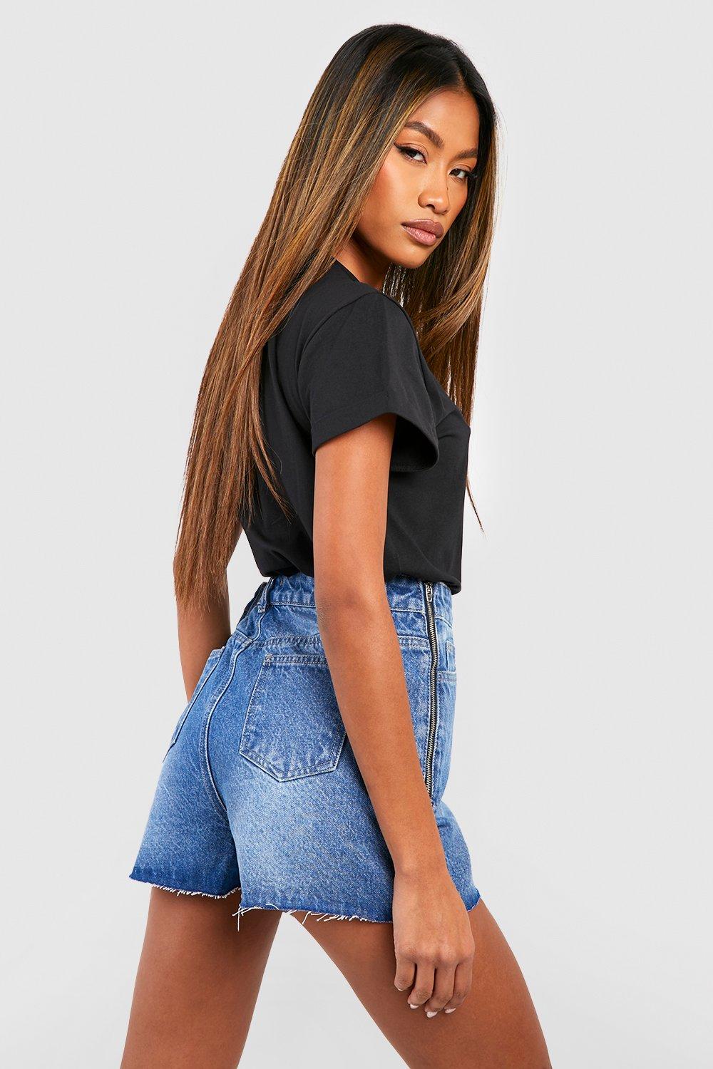 Jupe short best sale en jean femme